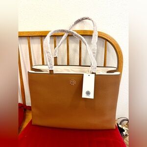 Tory Burch Tan Leather Tote